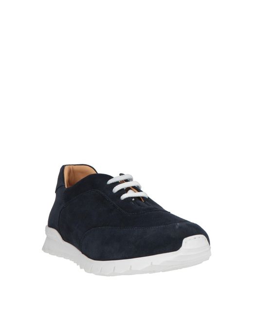 Kiton Blue Sneakers Leather for men