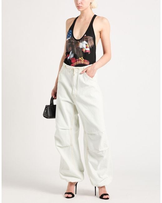 DARKPARK White Jeans Cotton