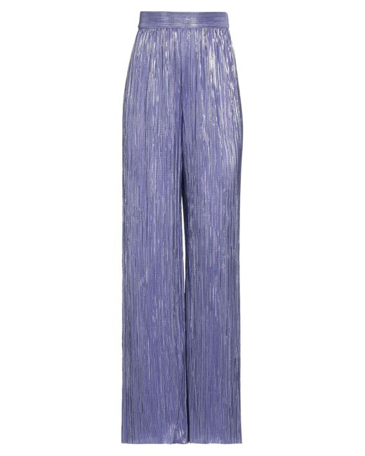 Sabina Musayev Purple Light Pants Polyester