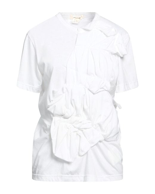 Comme des Garçons White T-Shirts