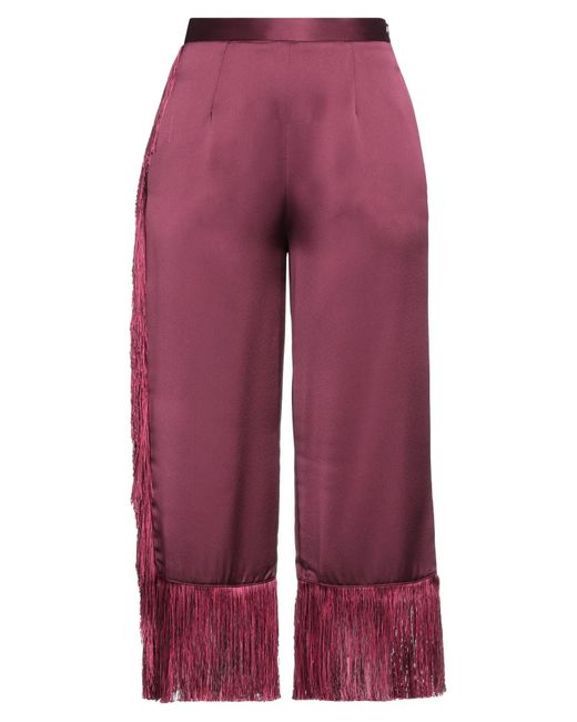 SIMONA CORSELLINI Red Trouser