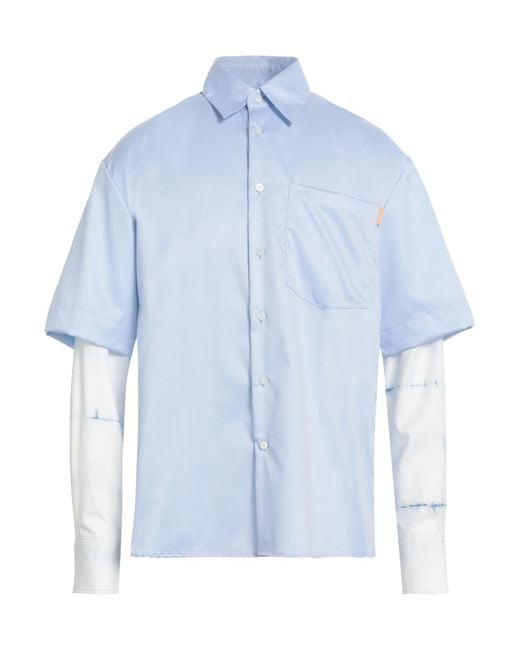 NAHMIAS Blue Shirt for men