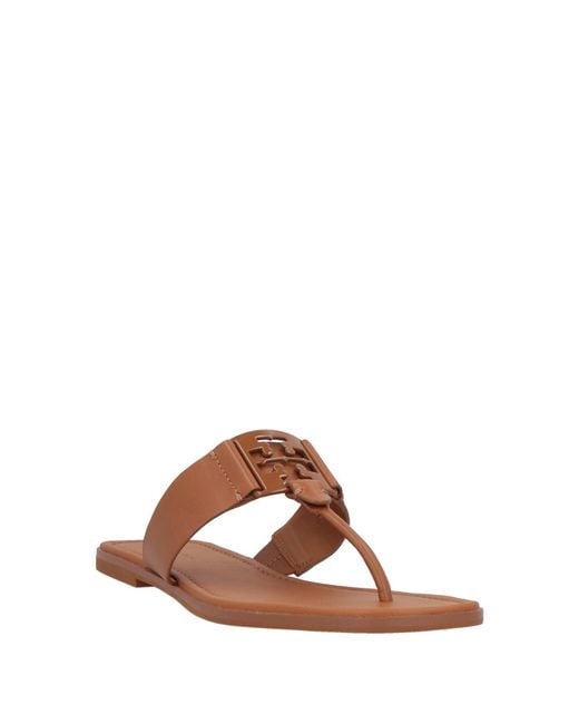 Tory Burch Brown Thong Sandal
