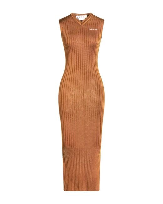Marni Brown Midi Dresses