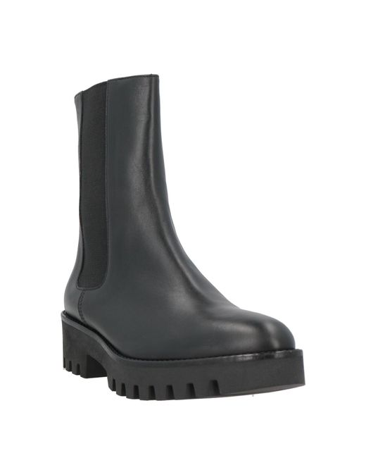Theory Black Ankle Boots