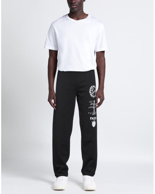 WESTFALL Black Pants Cotton, Polyester for men