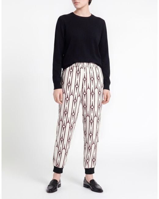Gaelle Paris White Pants Polyester