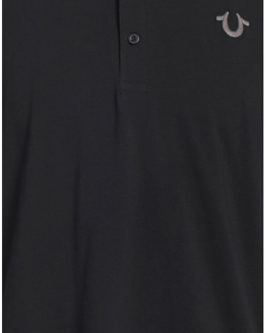 True Religion Black Polo Shirt for men