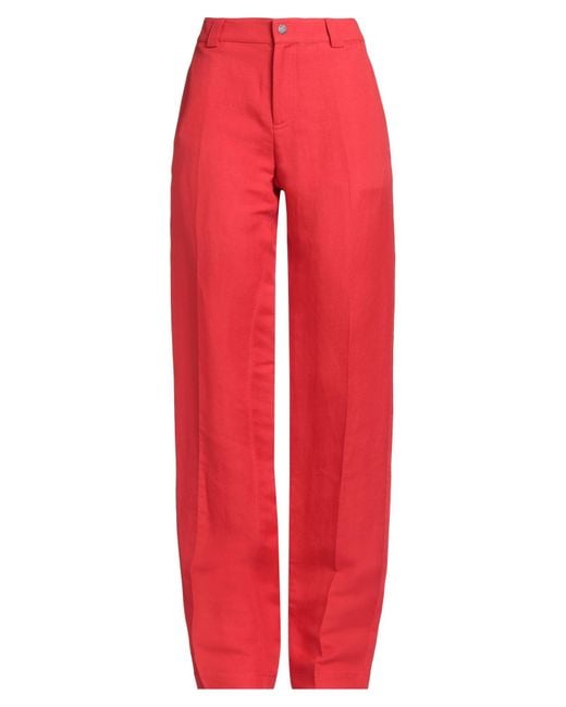 Burberry Red Trouser