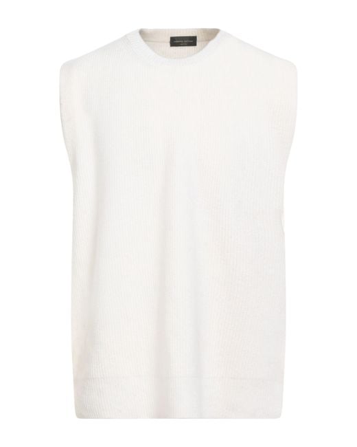 Roberto Collina White Jumper for men