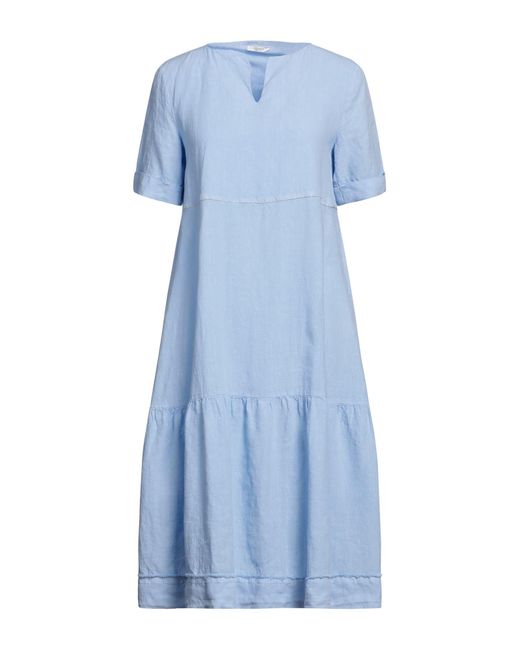 Peserico Blue Midi Dress