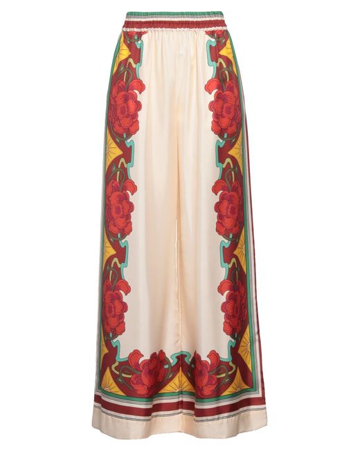 LaDoubleJ Red Pants Silk