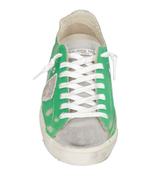 Philippe Model Green Prsx Sneakers Leather for men