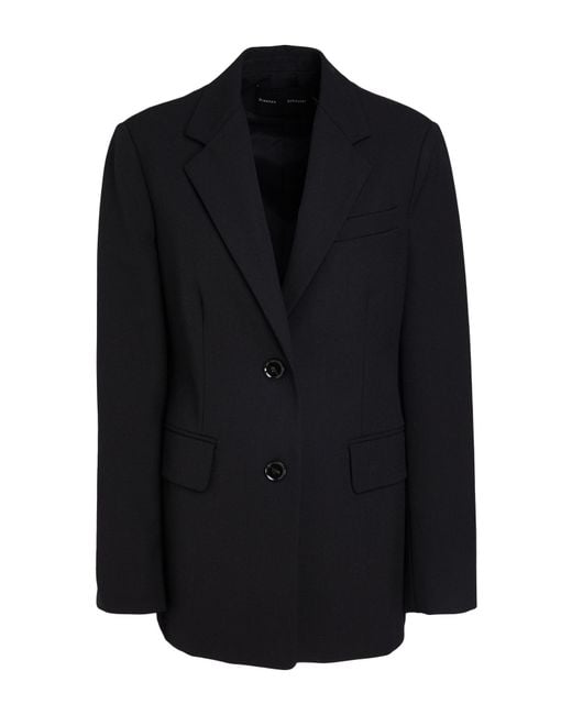 Proenza Schouler Black Blazer Virgin Wool, Nylon, Elastane