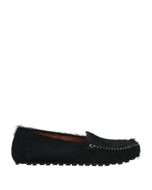 Marni Black Loafers Shearling for men