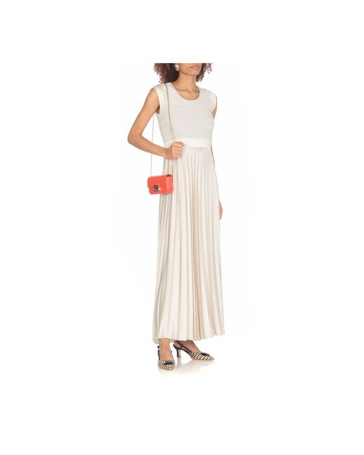 Robe longue D.exterior en coloris White