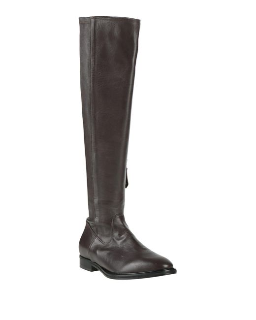 Bruglia Brown Dark Boot Leather