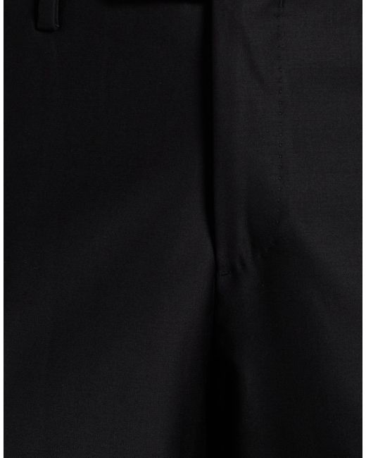 Boglioli Black Pants Wool, Elastane for men