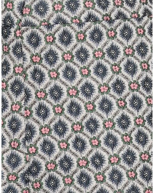 Etro Gray Pants Polyester, Virgin Wool, Elastane