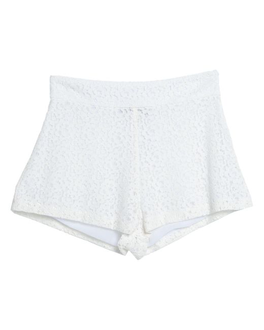 Amen White Shorts & Bermuda Shorts Cotton, Polyamide