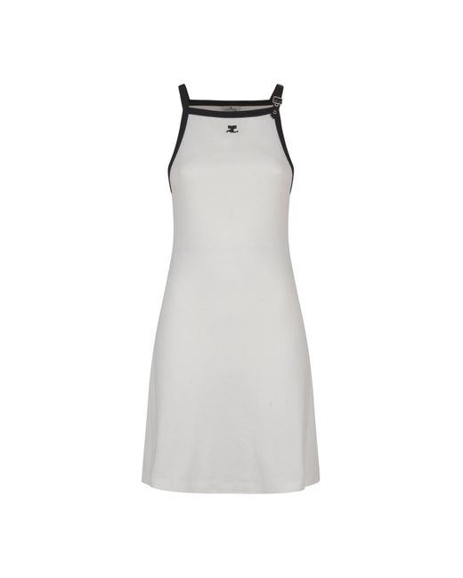 Courreges White Mini-Kleid