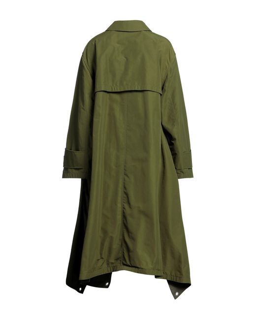 Burberry Green Overcoat & Trench Coat