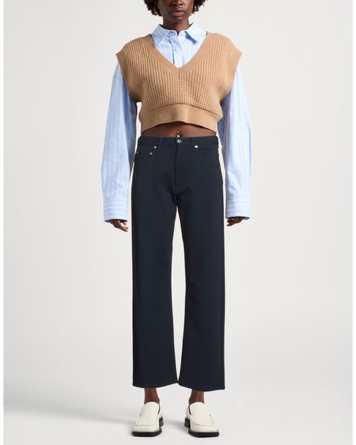 Grifoni Blue Midnight Pants Viscose, Polyamide, Elastane
