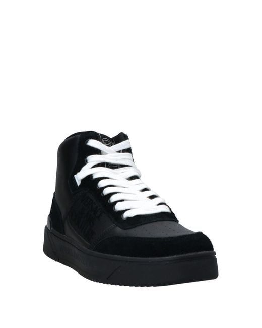Versace Black Sneakers Soft Leather for men