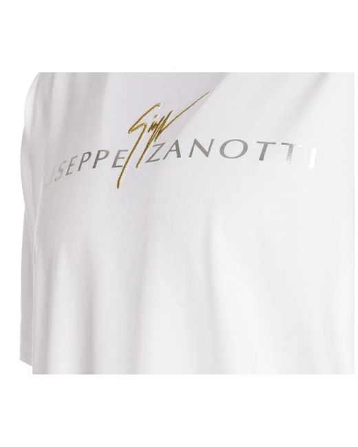 Camiseta Giuseppe Zanotti de hombre de color White