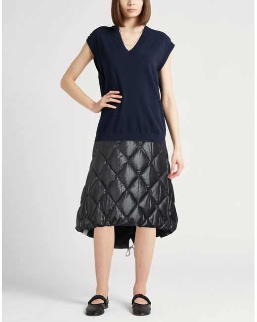 Jil Sander Black Midi Skirt Polyamide