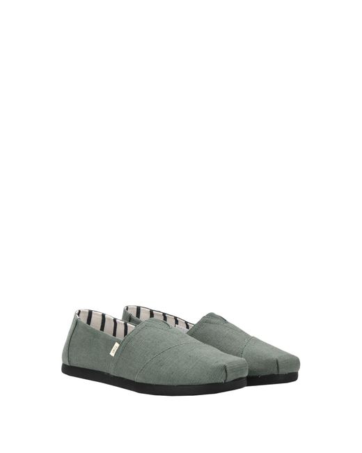 TOMS Canvas Trainers in Military Green (Green) for Men - Lyst