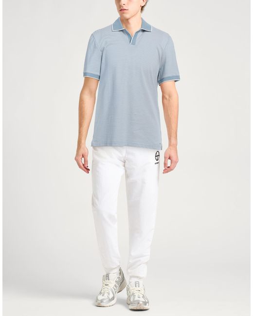 Michael Kors Blue Slate Polo Shirt Cotton for men