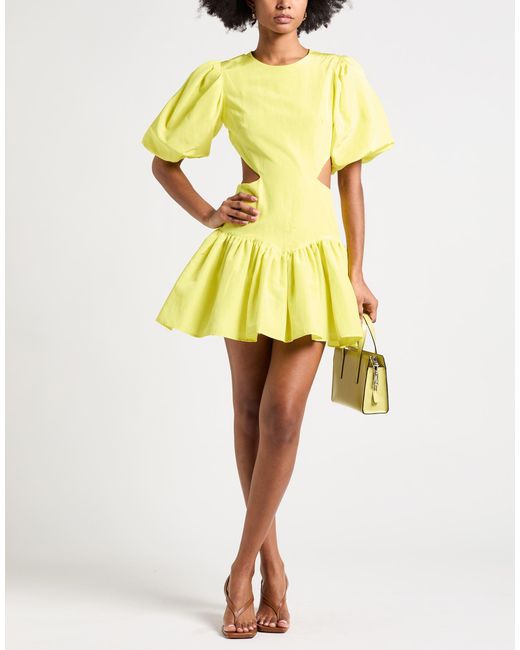 MSGM Yellow Mini Dresses