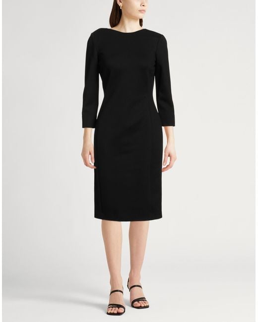 Agnona Black Midi-Kleid