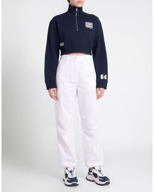 DSquared² Blue Sweatshirt Cotton
