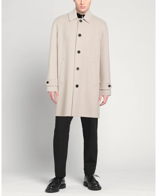 BRERAS Milano Natural Ivory Coat Wool, Polyester for men