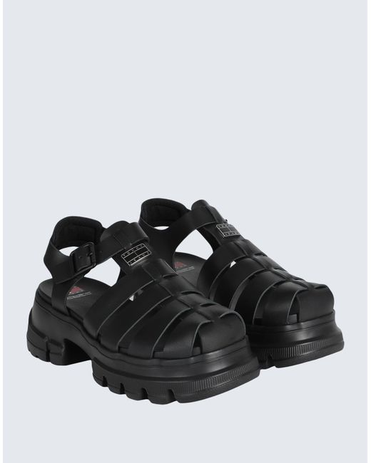 Tommy Hilfiger Black Sandals