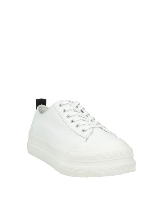DIESEL White Sneakers Leather for men