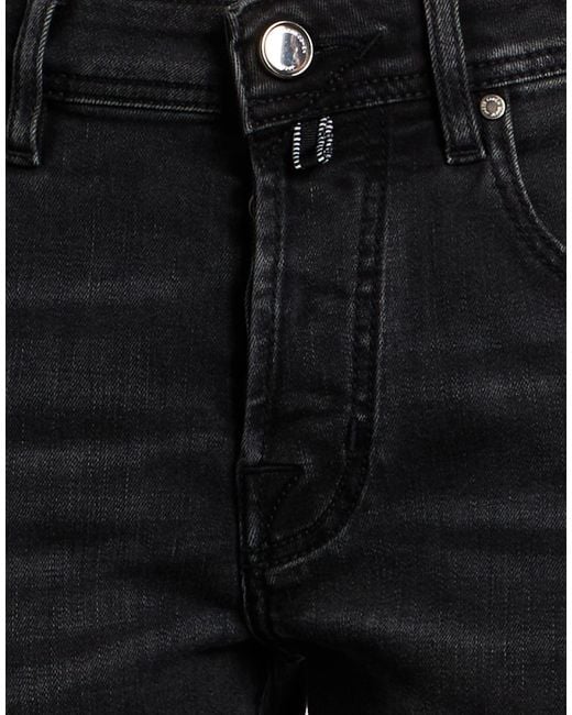 Jacob Cohen Black Jeans Cotton, Polyester, Modal, Elastane for men