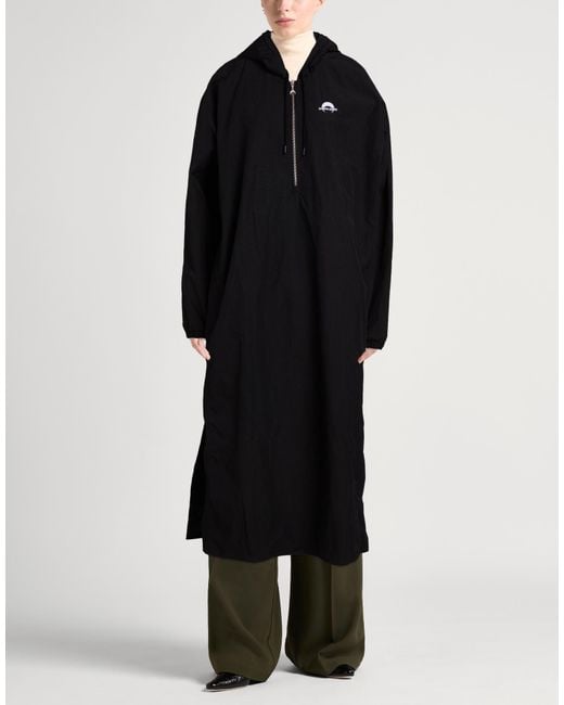 MARINE SERRE Black Jacket Recycled Polyamide, Cotton, Polyamide