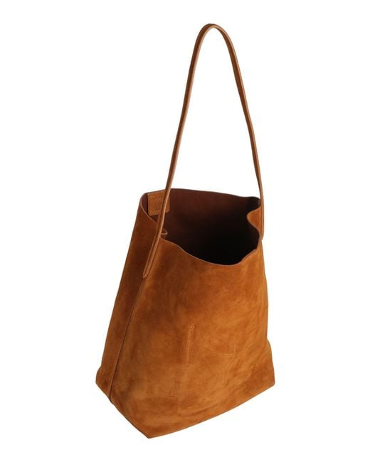 Mansur Gavriel Brown Everyday -- Shoulder Bag Leather