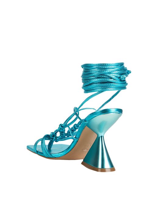 Marc Ellis Blue Thong Sandal