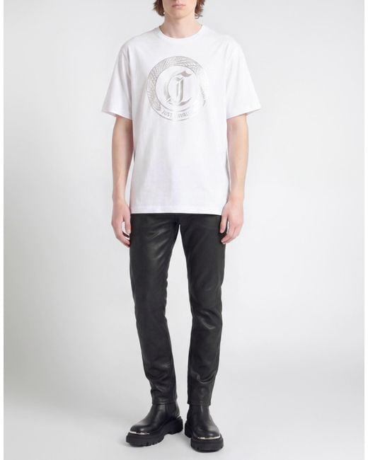 Just Cavalli White T-Shirts for men