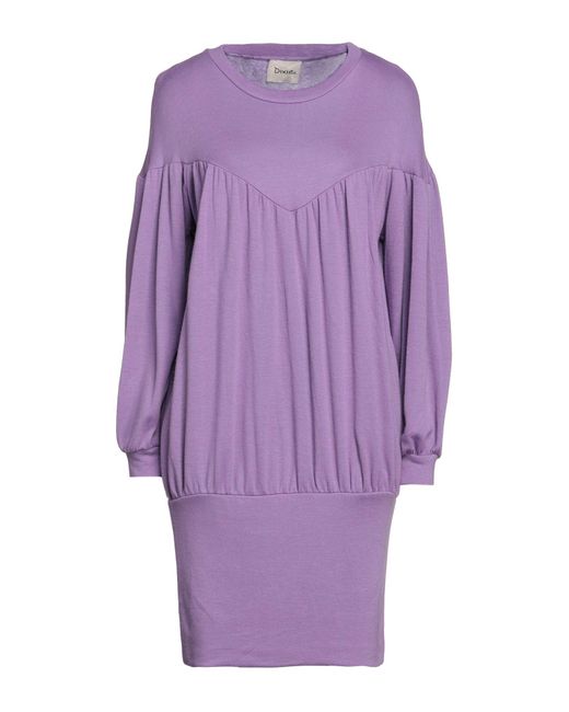 Dixie Purple Short Dress