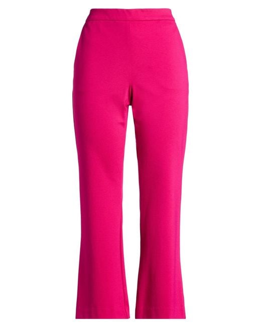 Maliparmi Pink Pants Viscose, Polyamide, Elastane