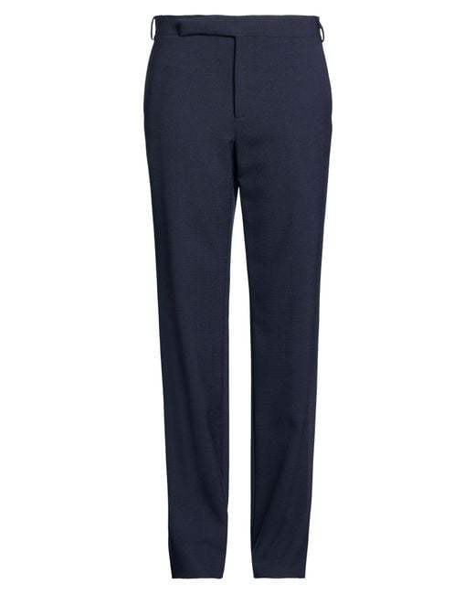 Lardini Blue Pants Polyester, Wool, Elastane