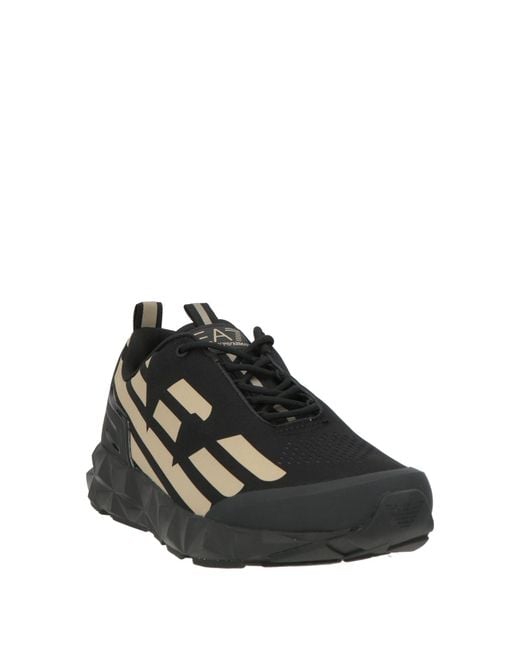 EA7 Black Trainers for men