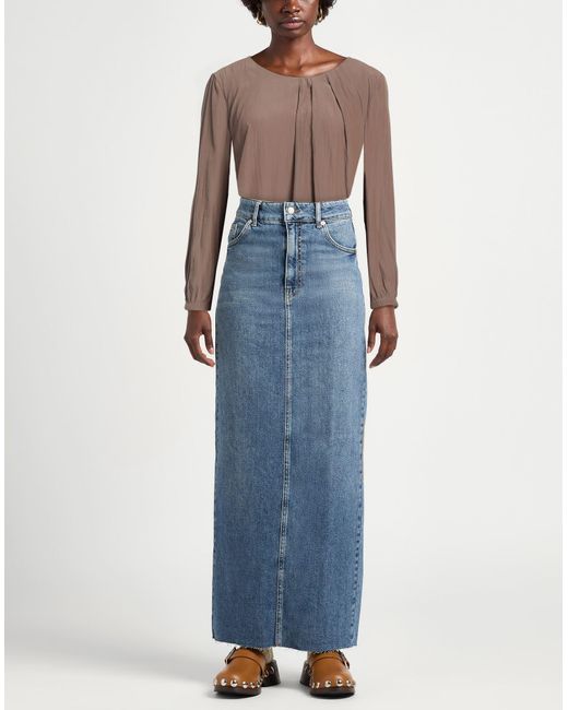 L'Autre Chose Brown Top Polyester