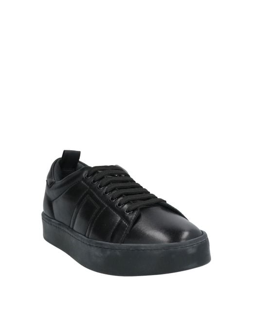 Officine Creative Black Sneakers Leather for men