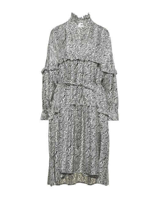 Sandro Gray Midi Dress